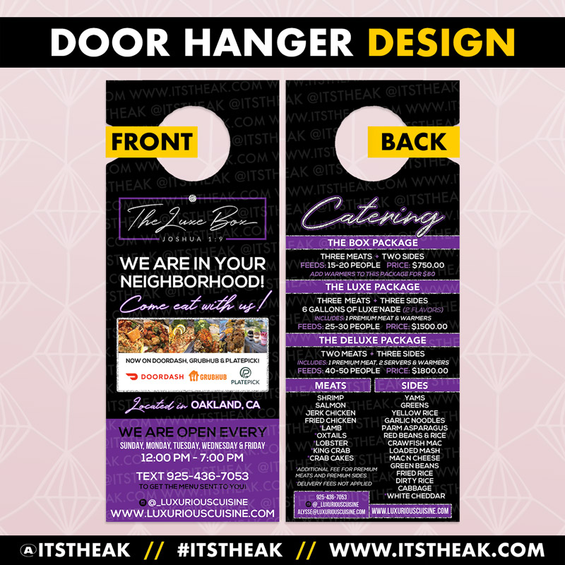Door Hanger Designs