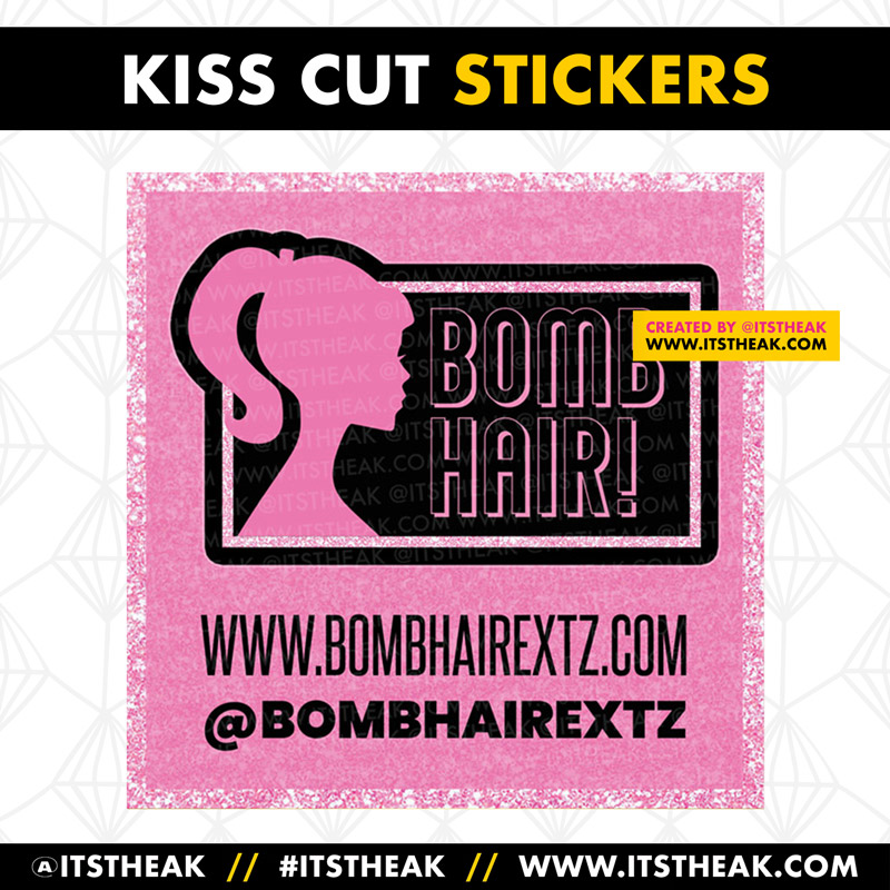 Kiss Cut Stickers Customized For Your Brand By Itstheak 7706