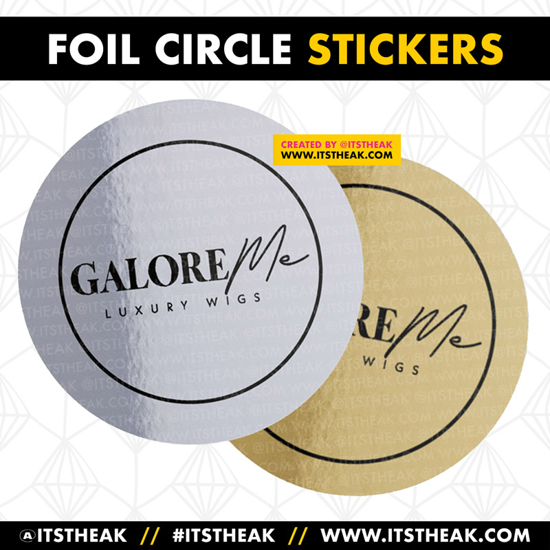Gold Foil Stickers